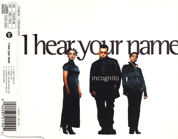 Incognito : I Hear Your Name (CD, Single)