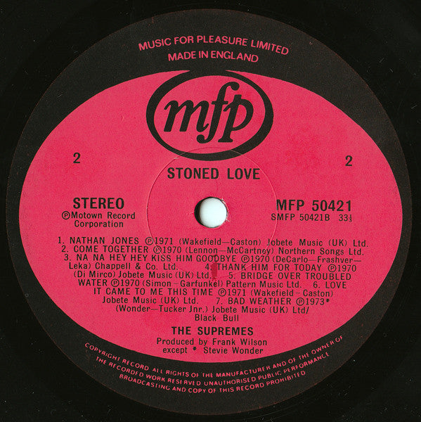 The Supremes : Stoned Love (LP, Comp)