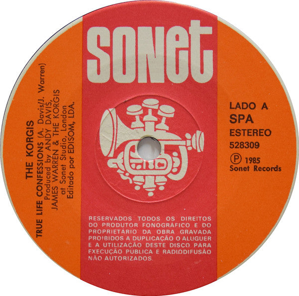 The Korgis : True Life Confessions (7", Single)