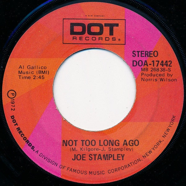 Joe Stampley : Soul Song (7", Single, Scr)