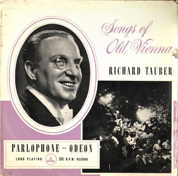 Richard Tauber : Songs Of Old Vienna (10", Comp, Mono)