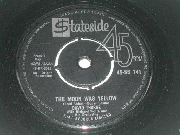 David Thorne With Richard Wolfe And His Orchestra : The Alley Cat Song (7", Single)