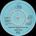 Barry White : What Am I Gonna Do With You? (7", Fou)