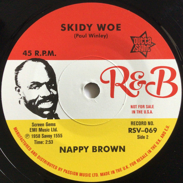 Nappy Brown : Coal Miner / Skidy Woe (7")