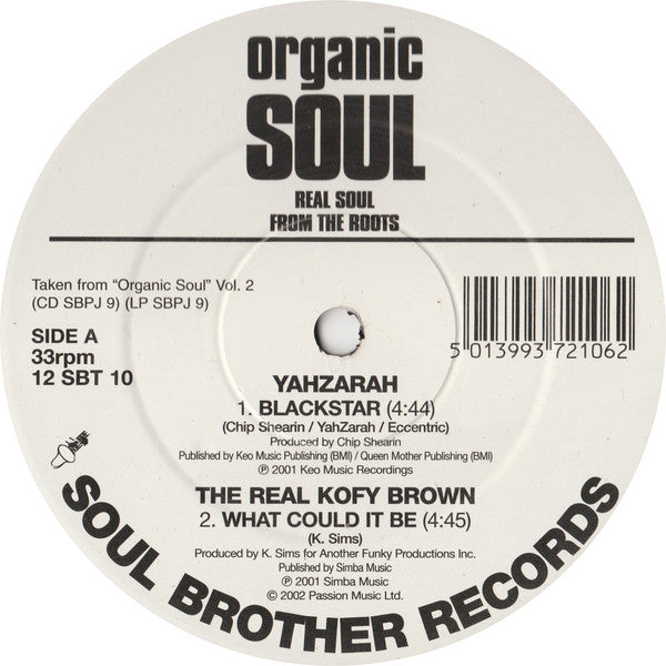 Various : Organic Soul Sampler (Real Soul From The Roots) (12", Smplr)