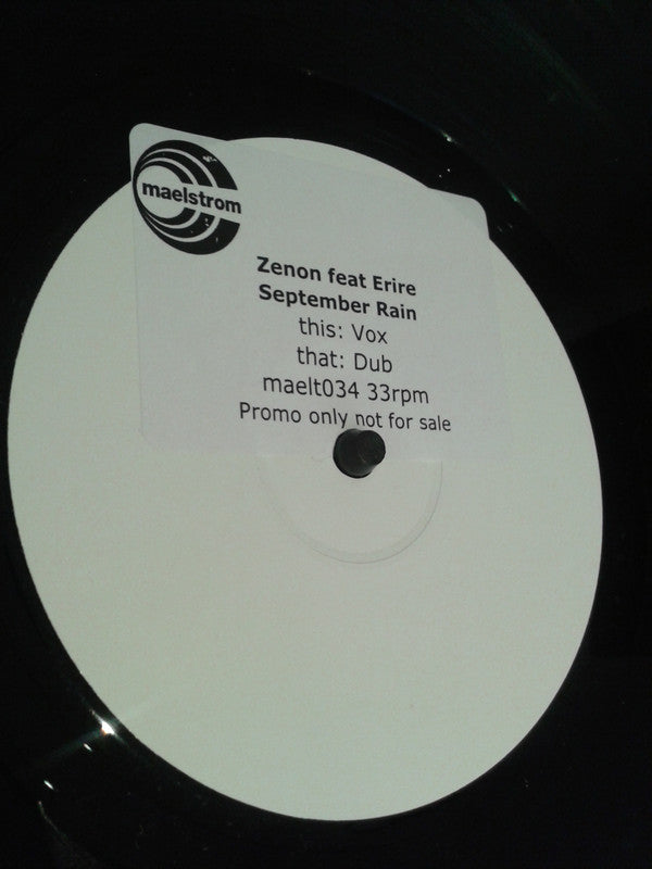 Zenon Ft. Erire : September Rain (Bobina Original Mixes) (12", Promo, W/Lbl)