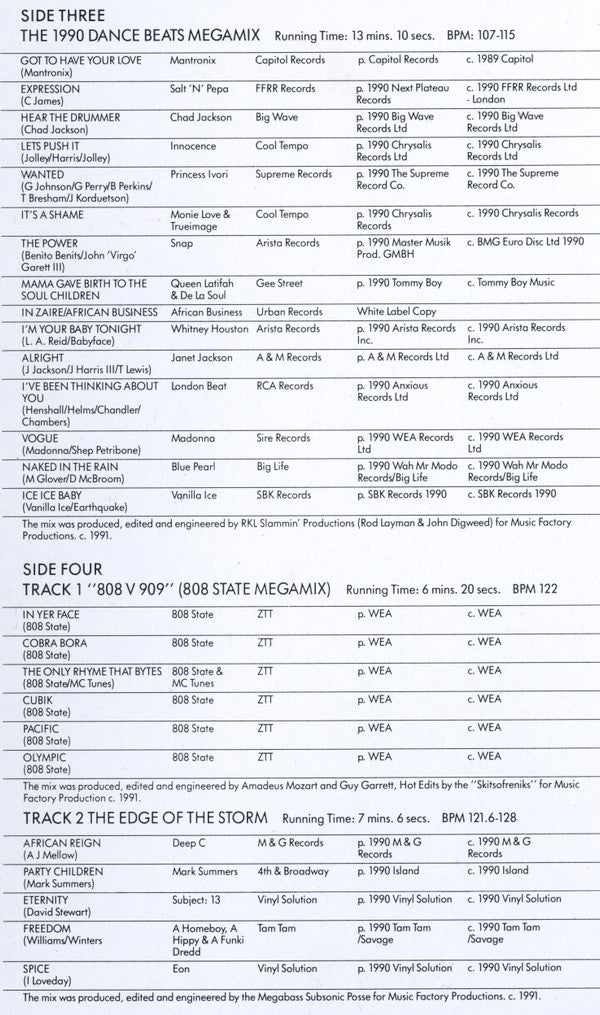 Various : Music Factory Mastermix - Issue 54 (2x12", Comp)