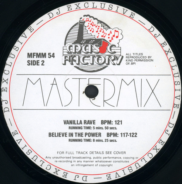 Various : Music Factory Mastermix - Issue 54 (2x12", Comp)