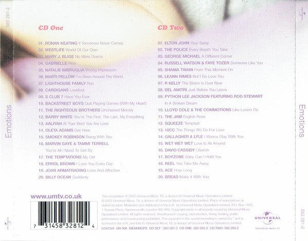 Various : Emotions (2xCD, Comp)