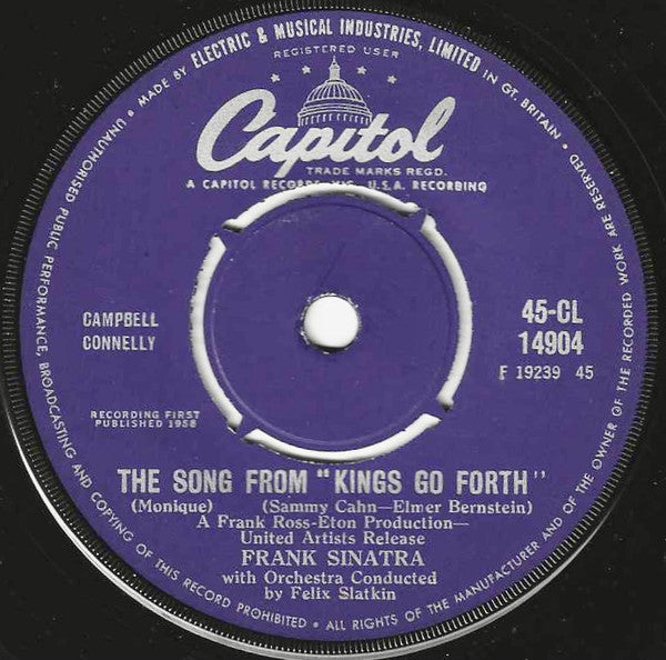 Frank Sinatra : The Same Old Song And Dance (7")