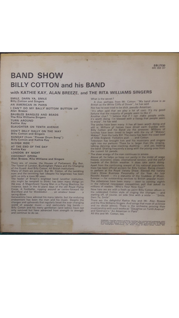 Billy Cotton And His Band : Band Show (LP)