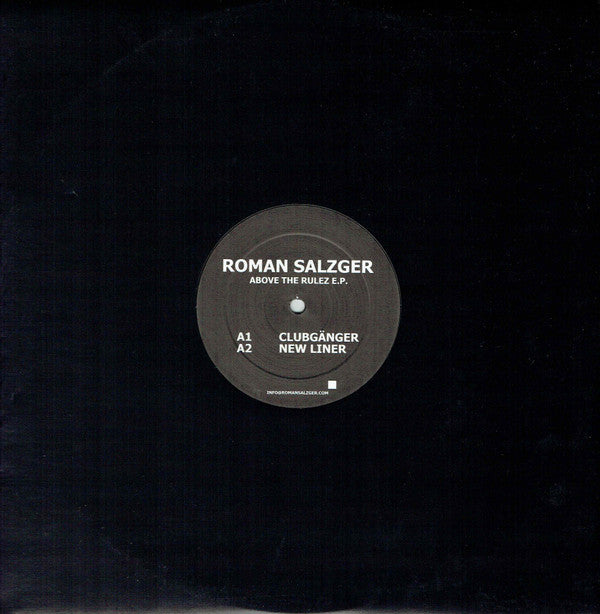 Roman Salzger : Above The Rulez E.P. (12", Promo)