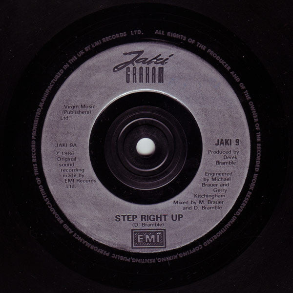 Jaki Graham : Step Right Up (7", Single, Sil)