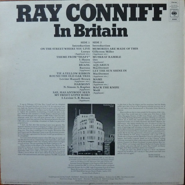 Ray Conniff : In Britain (LP, Album)
