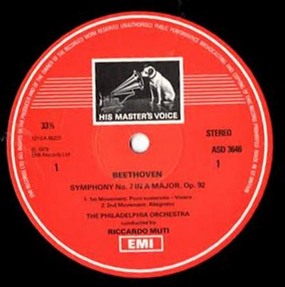 Ludwig van Beethoven, The Philadelphia Orchestra, Riccardo Muti : Symphony No. 7 (LP)