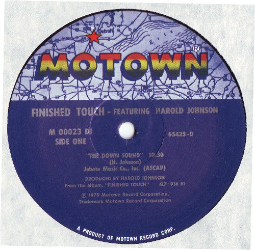 Finished Touch : The Down Sound / Need To Know You Better (12", Single)