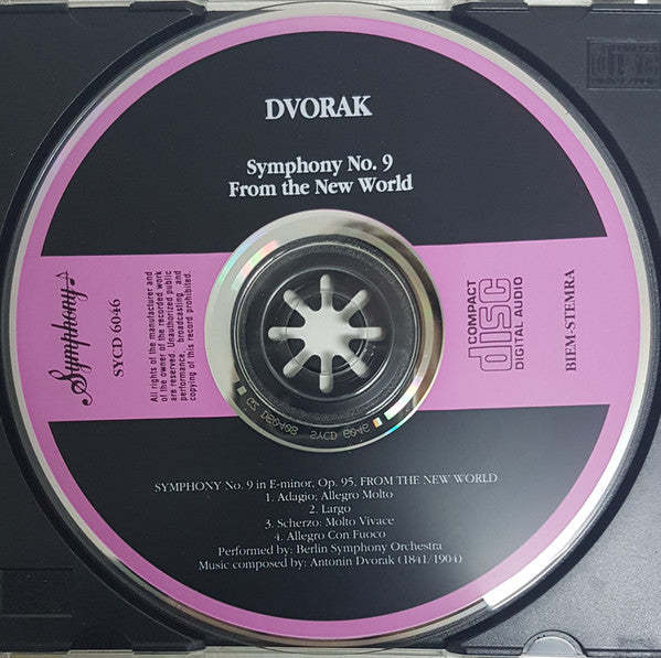 Antonín Dvořák : Symphony No. 9, From The New World (CD, Album)