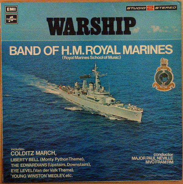 The Band Of H.M. Royal Marines (Royal Marines School Of Music) : Warship (LP, Comp)