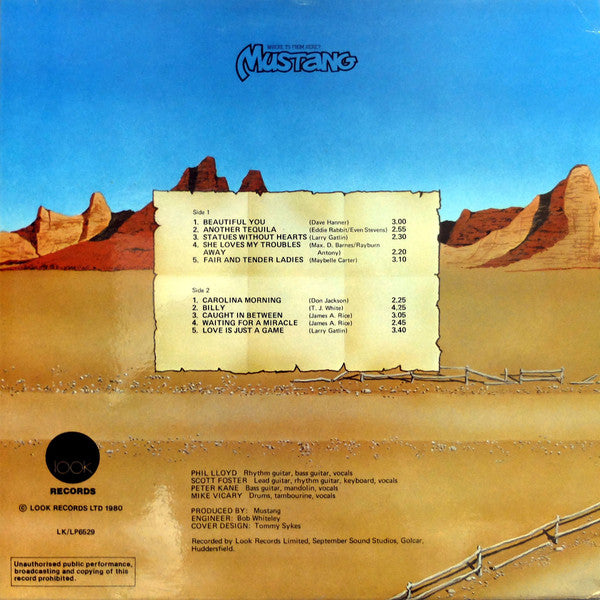 Mustang (11) : Where To From Here? (LP, Album)