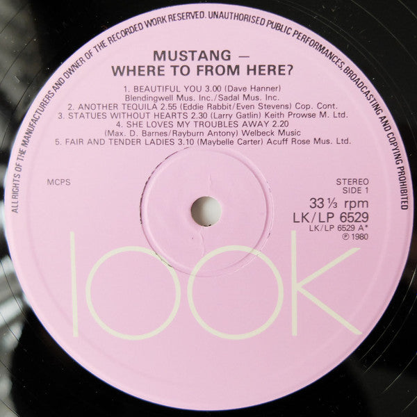 Mustang (11) : Where To From Here? (LP, Album)