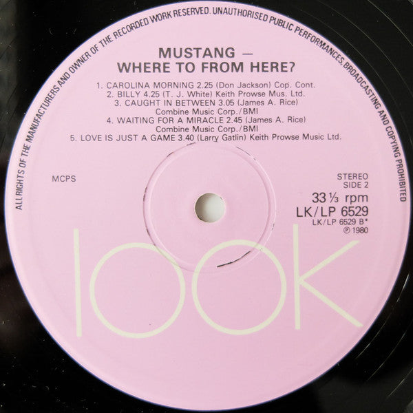 Mustang (11) : Where To From Here? (LP, Album)