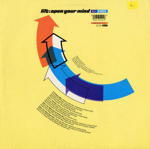 808 State : Lift / Open Your Mind (12")