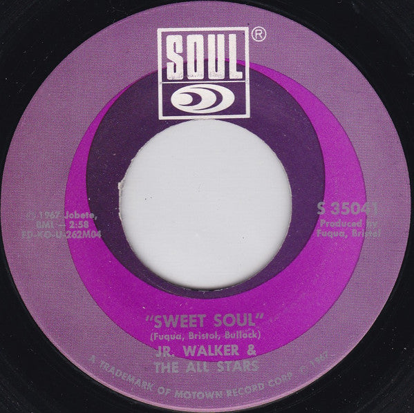 Junior Walker & The All Stars : Come See About Me / Sweet Soul (7", Single)