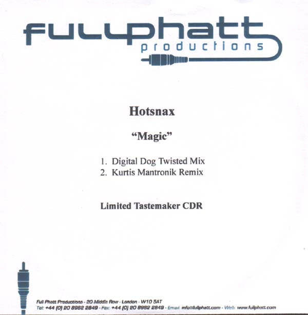 Hotsnax : Magic (CDr, Ltd, Promo)