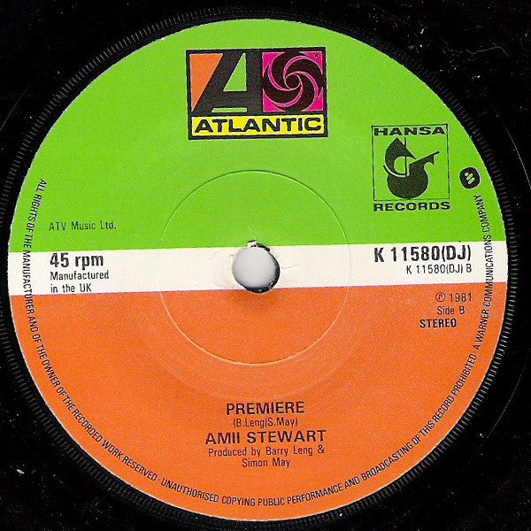 Amii Stewart : Where Did Our Love Go (7", Single, Promo)