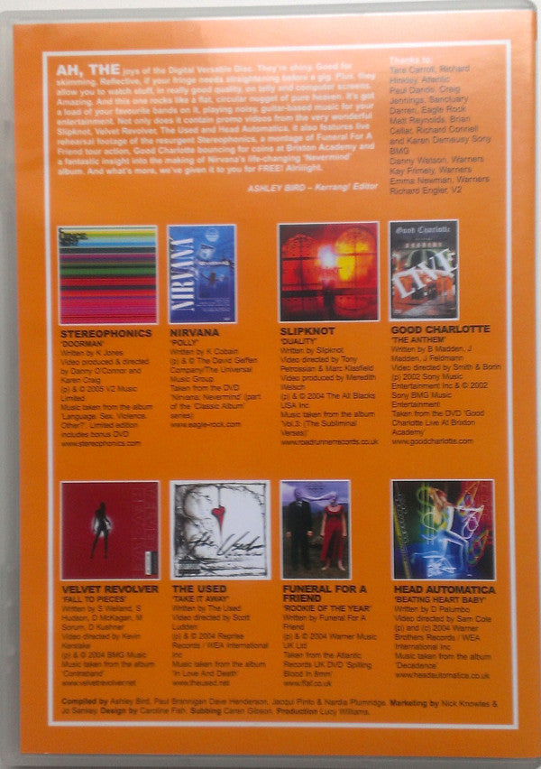 Various : Kerrang! Burn My Eyes! (DVD-V, Smplr)