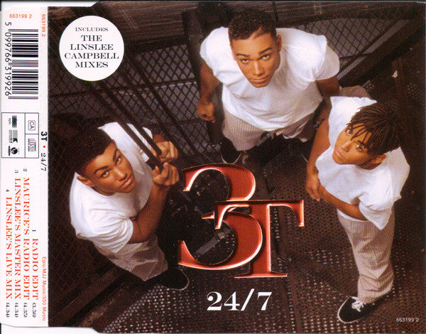 3T : 24/7 (CD, Single)