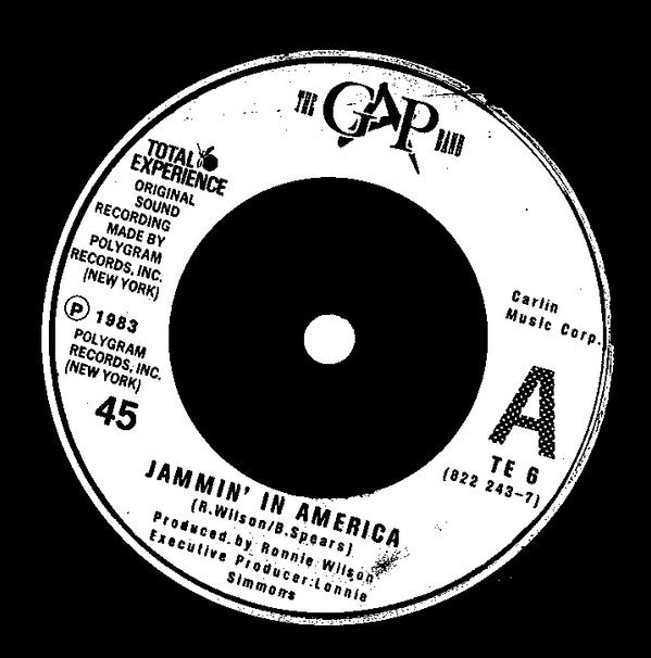 The Gap Band : Jammin' In America / Burn Rubber On Me (7", Sil)