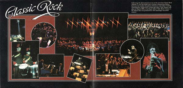 London Symphony Orchestra And The Royal Choral Society : Classic Rock Rock Classics (LP, Album, Gat)