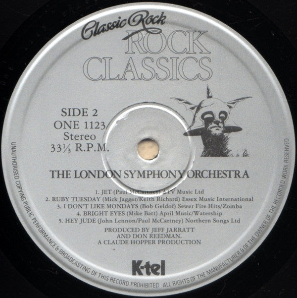 London Symphony Orchestra And The Royal Choral Society : Classic Rock Rock Classics (LP, Album, Gat)