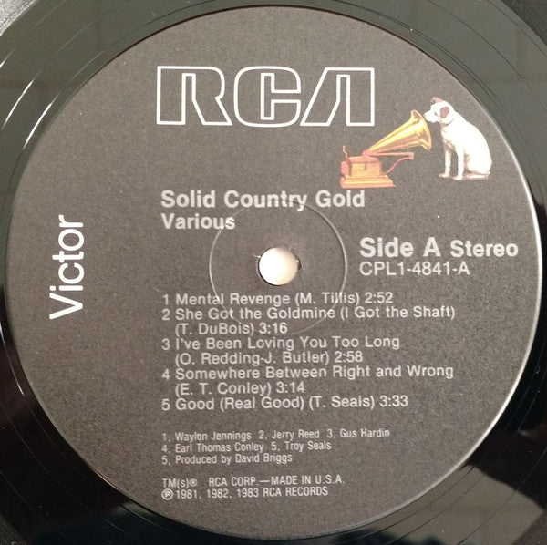 Various : Solid Country Gold (LP, Comp)