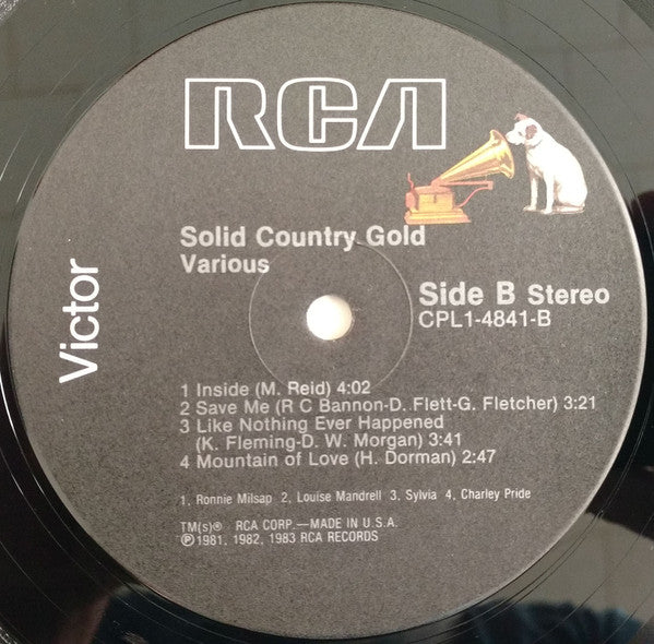 Various : Solid Country Gold (LP, Comp)