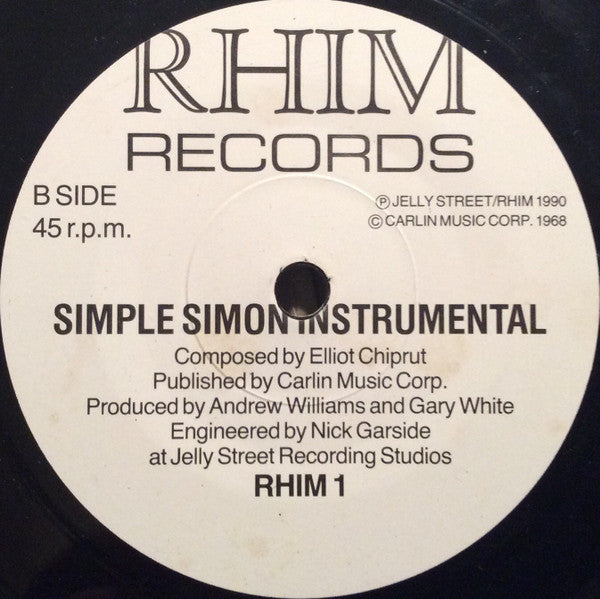 Peter Simon : Simon Says / Simple Simon Instrumental (7")