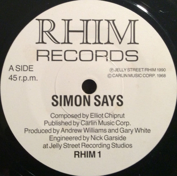 Peter Simon : Simon Says / Simple Simon Instrumental (7")