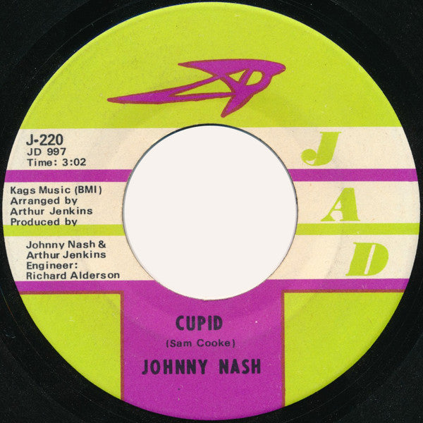 Johnny Nash : Hold Me Tight / Cupid (7", Single, RP)