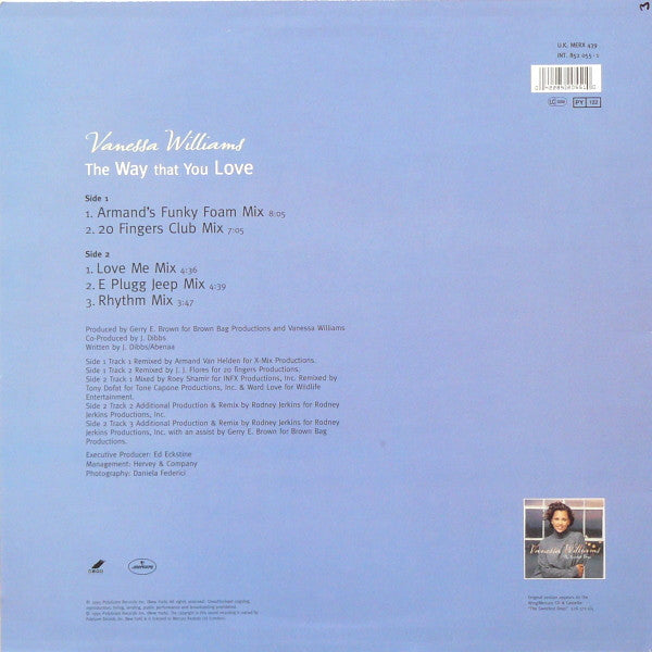 Vanessa Williams : The Way That You Love (12")