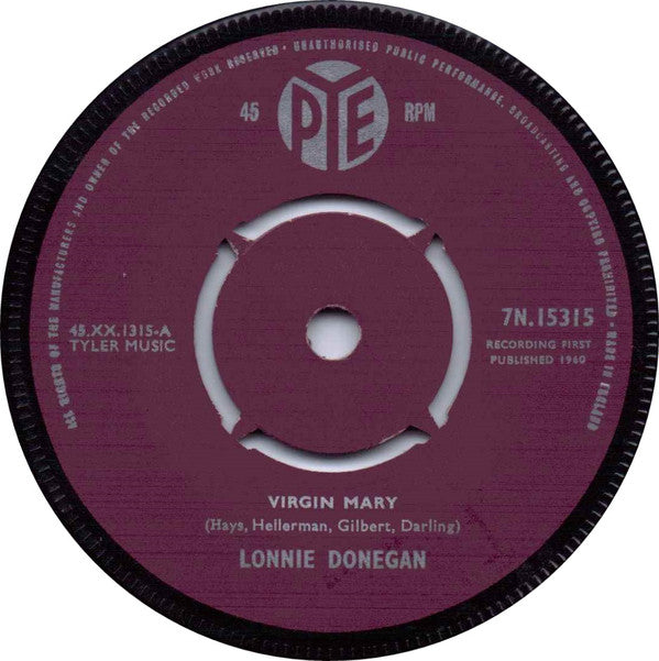 Lonnie Donegan : Virgin Mary (7")