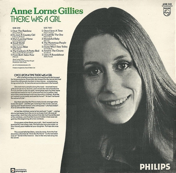 Anne Lorne Gillies : There Was A Girl (LP, Album)