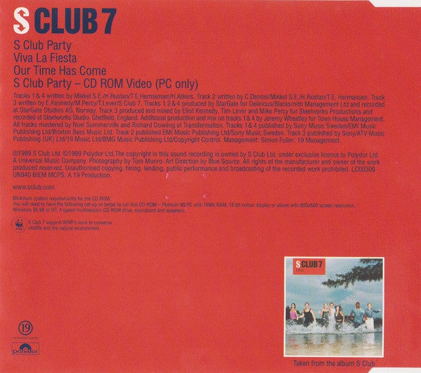S Club 7 : S Club Party (CD, Single, Enh, CD1)