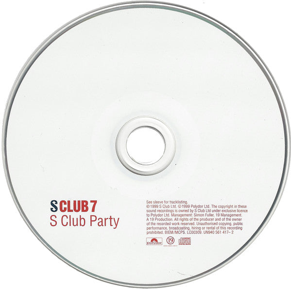 S Club 7 : S Club Party (CD, Single, Enh, CD1)