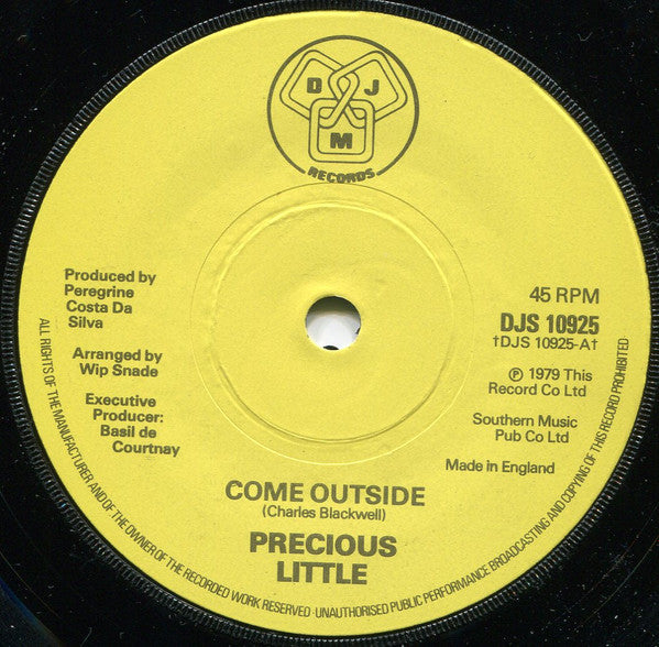 Precious Little : Come Outside (7")