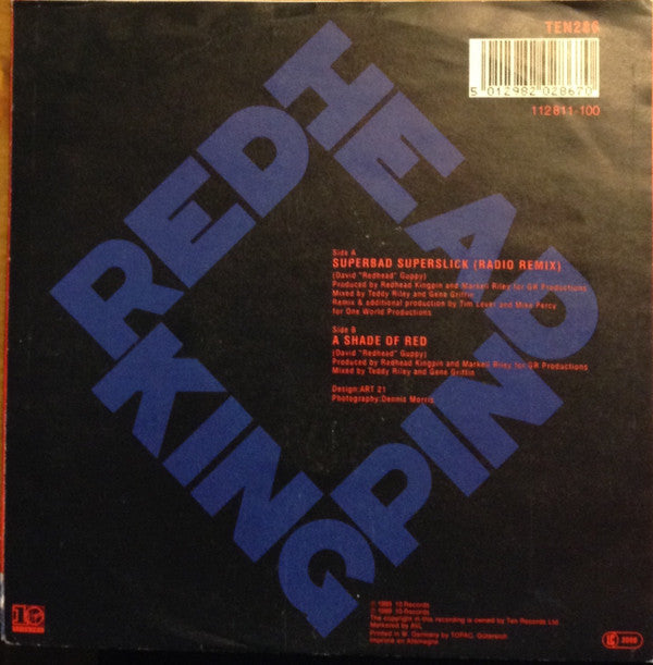 Redhead Kingpin And The FBI : Superbad, Superslick (7", Single)