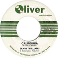 Sandy Williams (5) : California / When's My Baby Coming Home  (7", Single, Promo)