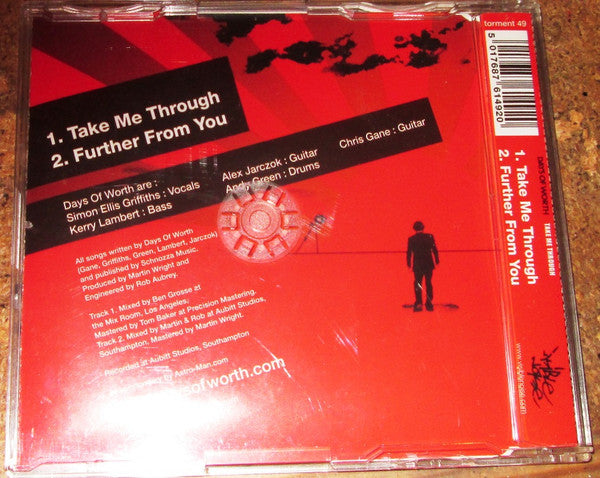 Days Of Worth : Take Me Through (CD, Single)