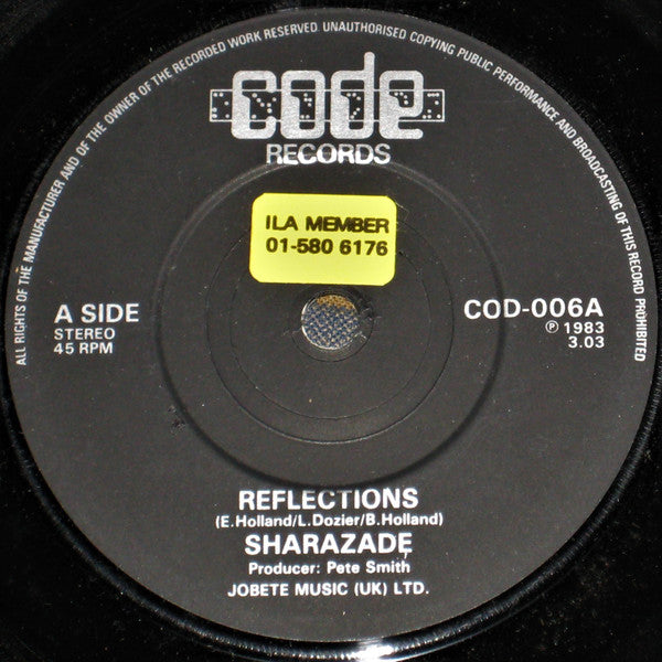 Sharazade : Reflections (7", Single)