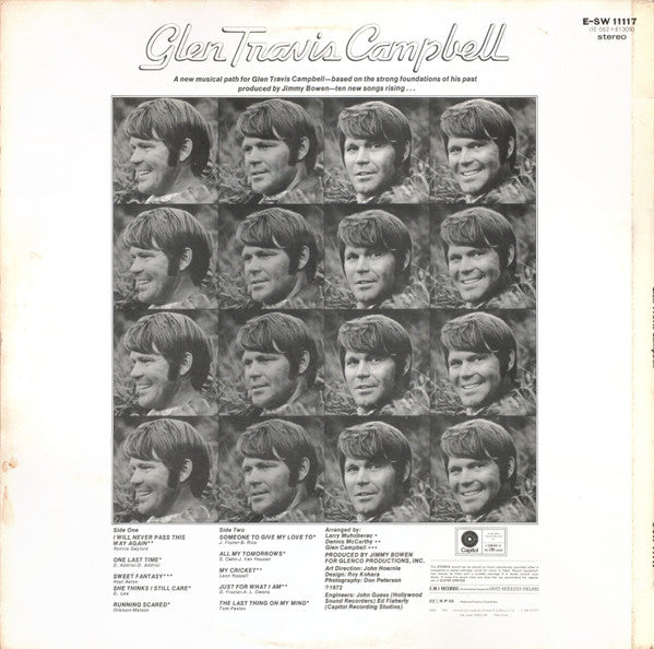 Glen Campbell : Glen Travis Campbell (LP, Album, Lim)